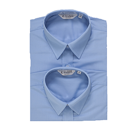 Trutex Short Sleeve Blue Shirts